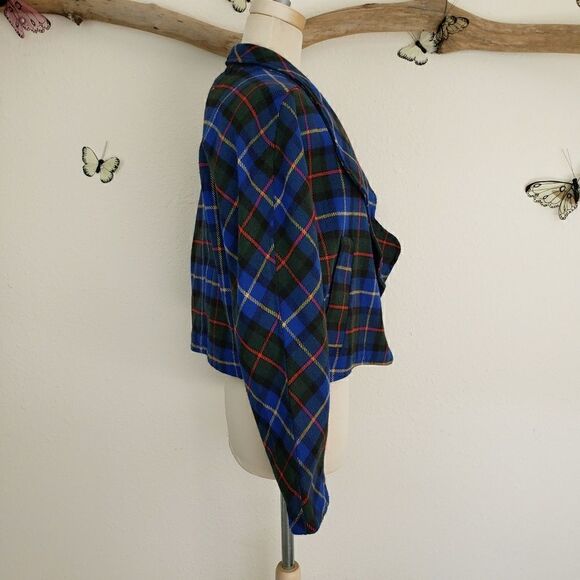Milan Cassini vintage Italian cropped plaid jacket - Picture 9 of 9